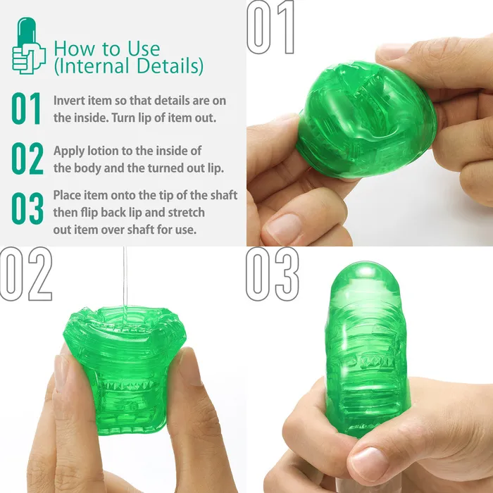 Male Sex Toys Tenga UNI Emerald Sleeve Masturbator Tenga