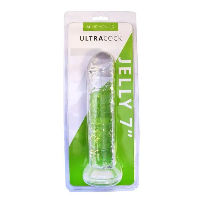 Me You Us Dildos Me You Us Ultra Cock Clear Jelly 7 Inch Dong