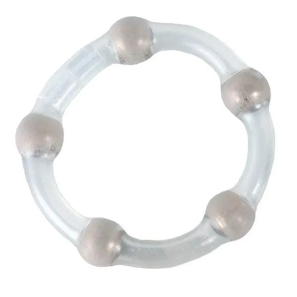 Metallic Bead Ring California Exotic Male Sex Toys