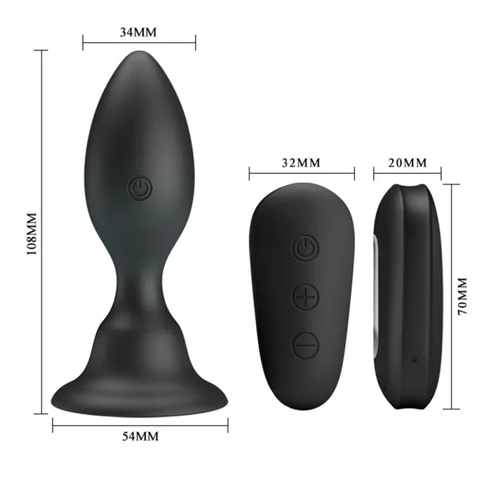 Mr Play Vibrating Anal Plug So Luxe Male Sex Toys