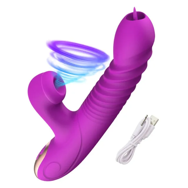 My Tiny Hole Female Sex Toys Caterpillar 3 IN 1 10 Mode Vibrator