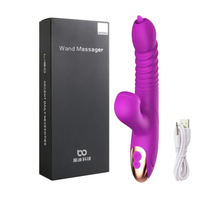 My Tiny Hole Female Sex Toys Caterpillar 3 IN 1 10 Mode Vibrator