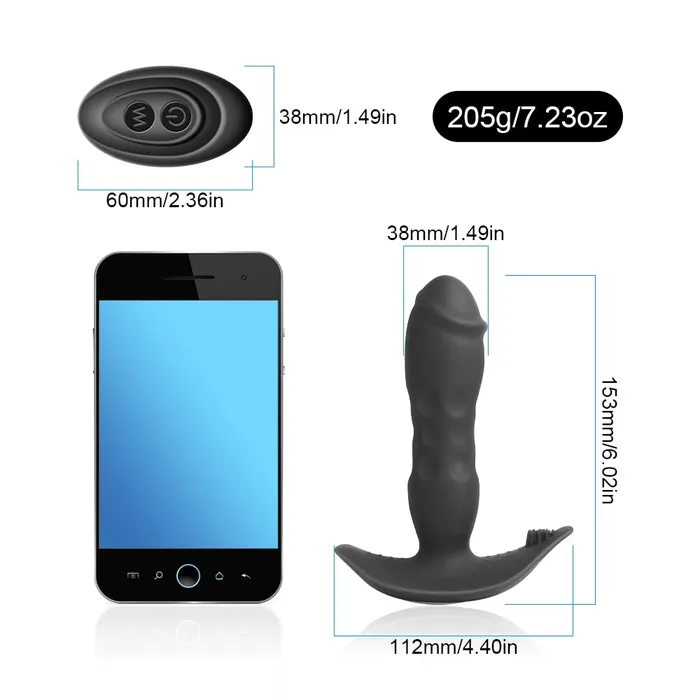 My Tiny Hole Female Sex Toys Electronic Anal Vibrator with Remote