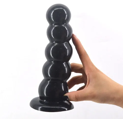 My Tiny Hole Giant Anal Beads with Suction Cup Male Sex Toys