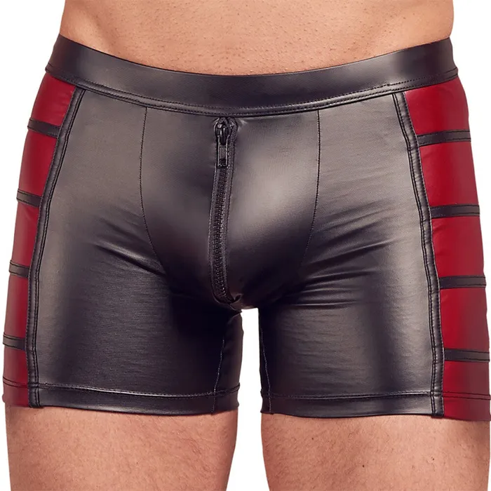 NEK Anal NEK Matte Look Pants In Black and Red Size XXL