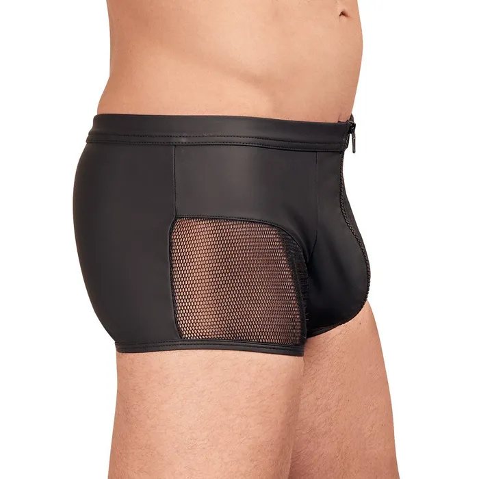 NEK NEK Matte Look Pants With Zip Opening Black Size XXL Anal