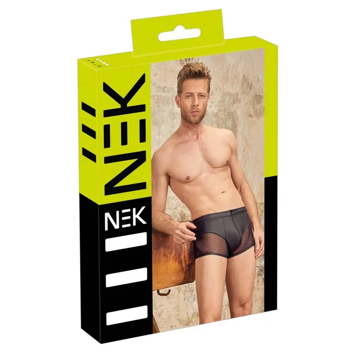 NEK NEK Matte Look Pants With Zip Opening Black Size XXL Anal