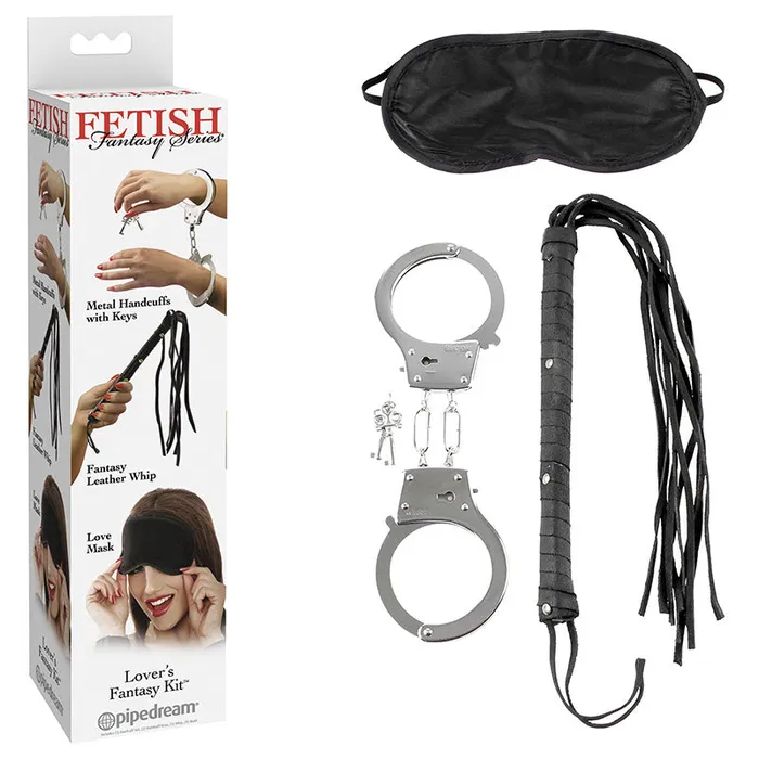 Pipedream Couples Fetish Fantasy Series Lovers Fantasy Kit Bondage Kit 3 Piece Set