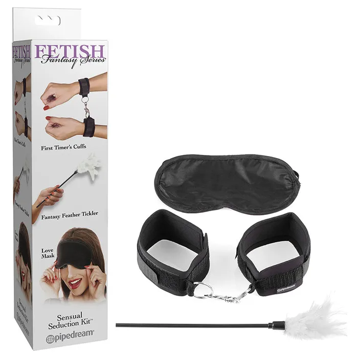 Pipedream Fetish Fantasy Series Sensual Seduction Kit 3 Piece Set Couples