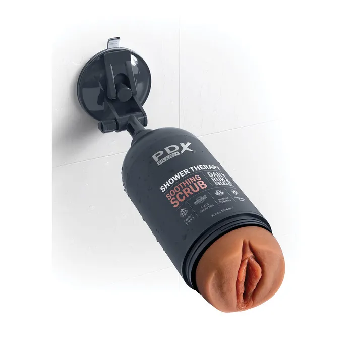 PipeDream Male Sex Toys PDX Discreet Shower Soothing Scrub Masturbator