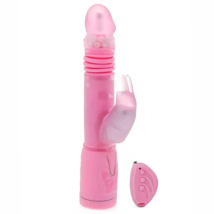 Remote Control Thrusting Rabbit Pearl Vibrator PipeDream Female Sex Toys