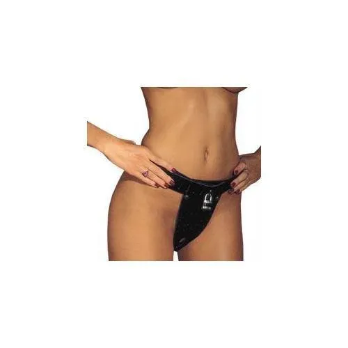 Rimba Leather Chastity Brief Size SM Male Sex Toys