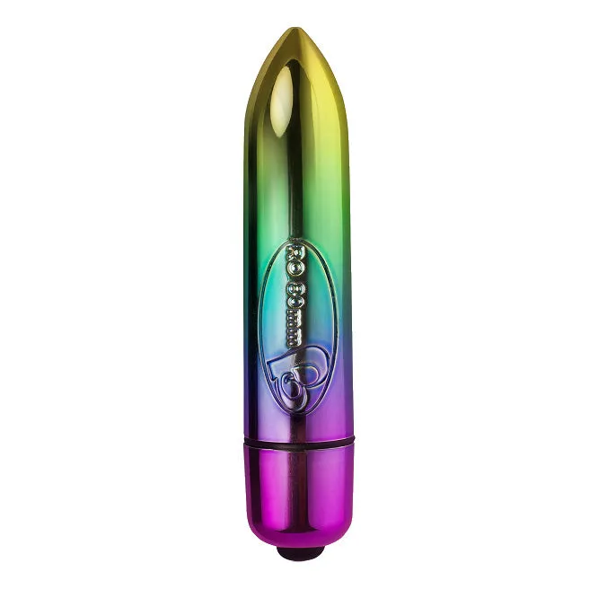 RO80mm Rainbow Bullet Vibrator So Luxe Female Sex Toys