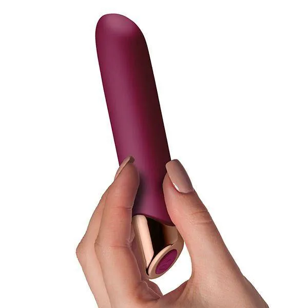 Rocks Off Ltd Female Sex Toys Rocks Off Chaiamo Burgundy Rechargeable Vibrator