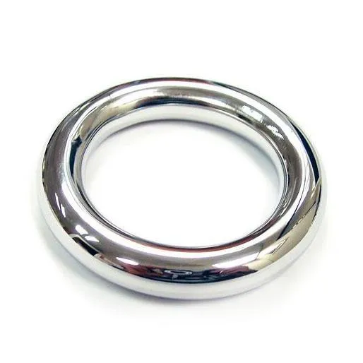 Rouge Stainless Steel Round Cock Ring 40mm Rouge Garments Male Sex Toys