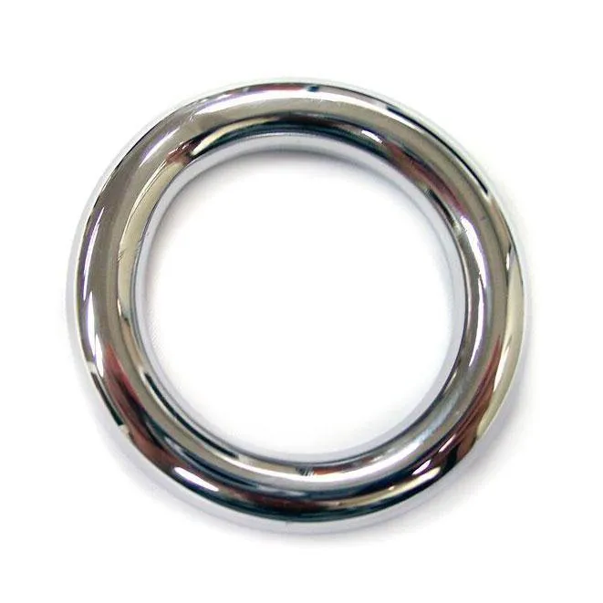 Rouge Stainless Steel Round Cock Ring 40mm Rouge Garments Male Sex Toys