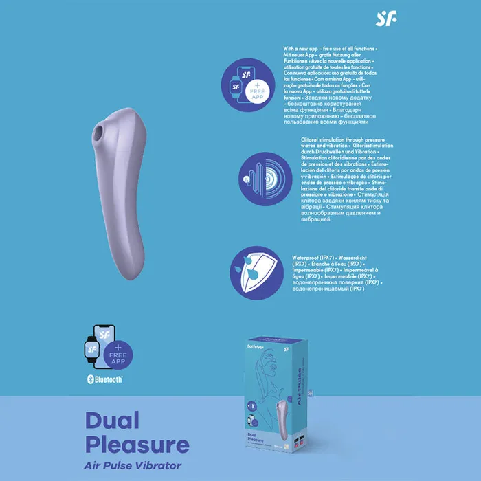Satisfyer Vibrators Satisfyer Dual Pleasure Platino