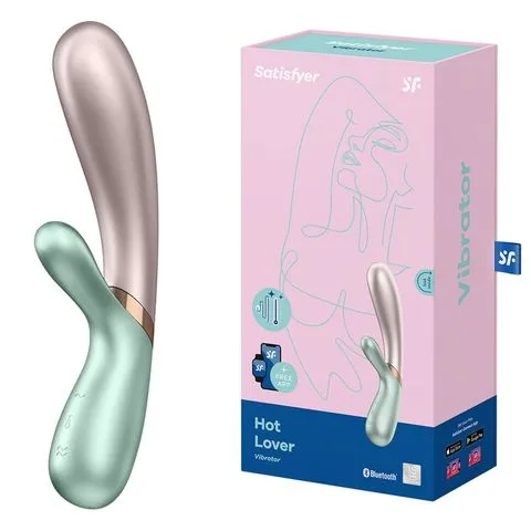 Satisfyer Vibrators Satisfyer Hot Lover App Controlled GreenPink