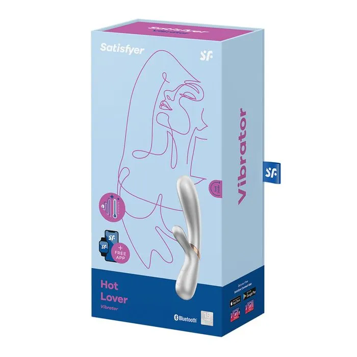 Satisfyer Vibrators Satisfyer Hot Lover App Controlled SilverChampagne Satisfyer Vibrators Satisfyer Hot Lover App Controlled SilverChampagne