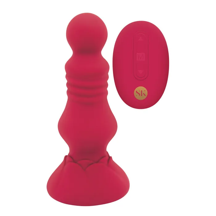 Secret Kisses Anal Secret Kisses Remote Floret Vibrating Butt Plug