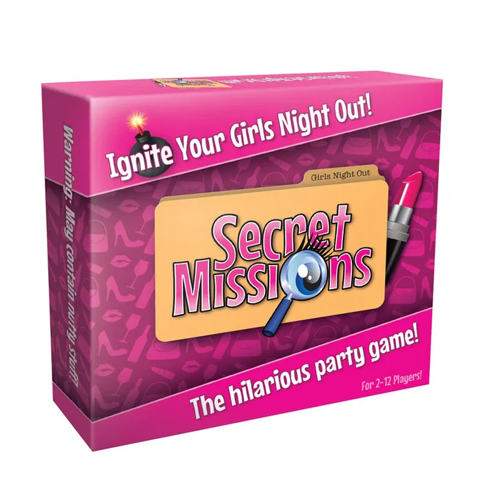 Secret Missions Girlie Nights Game So Luxe Games