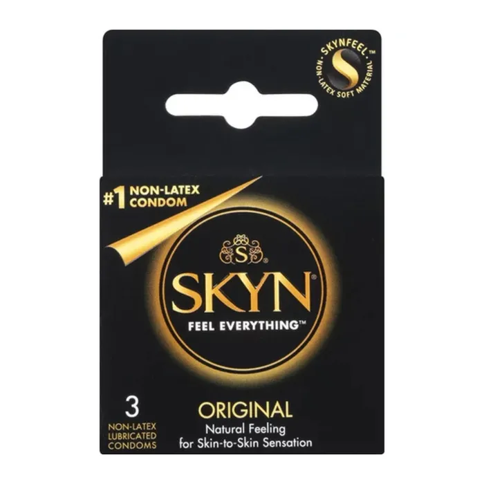 Skyn Skyn Original NonLatex Lubricated Condoms 3 Pack Male Sex Toys