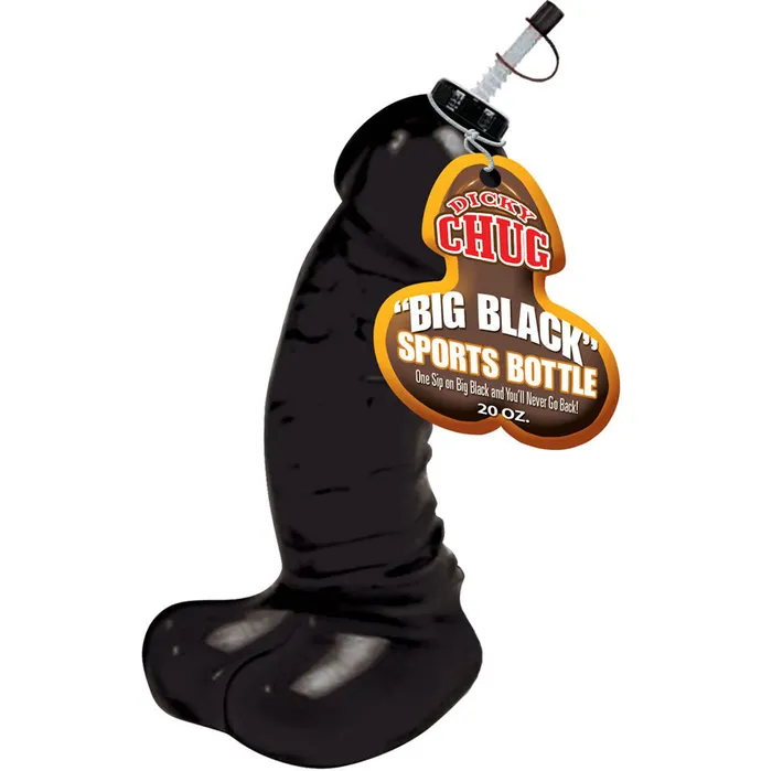 So Luxe Anal Dicky Chug Big Black 20 Ounce Sports Bottle