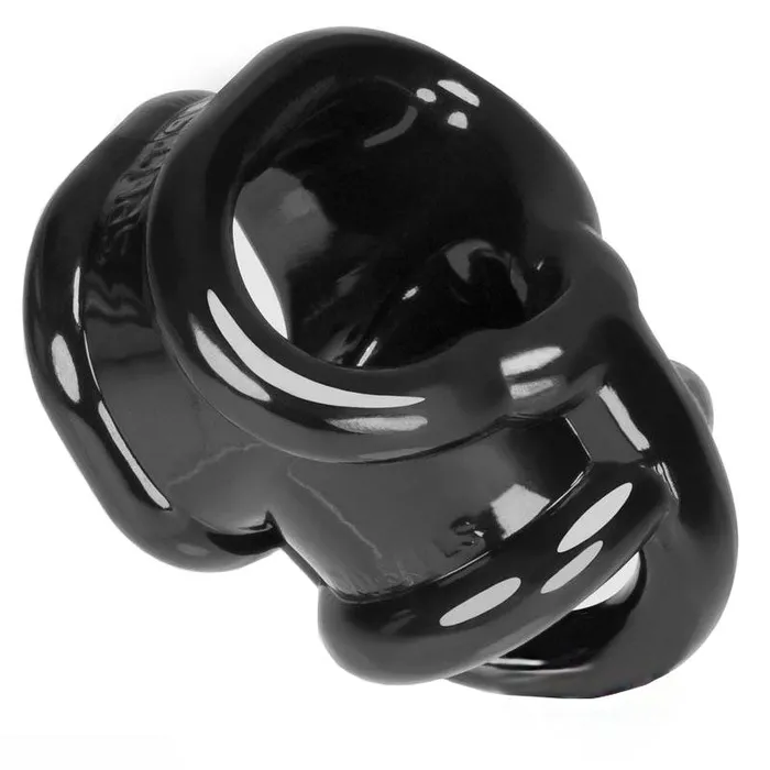 So Luxe Anal Oxballs Ballsling With Ballsplitter Cockring Black