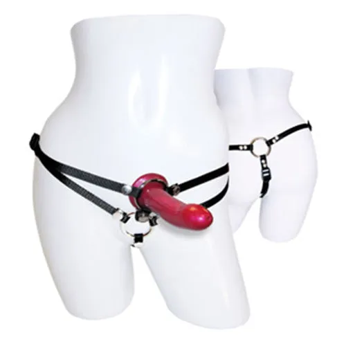 So Luxe Female Sex Toys SportSheets Menage A Trois Double Presentation Harness With Dild