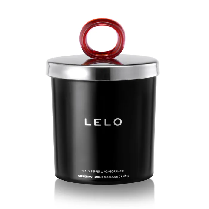 So Luxe Lelo Black Pepper And Pomegranate Flickering Touch Massage Candl Vibrators