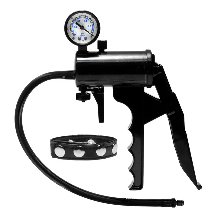 So Luxe Size Matters Premium Gauge Pump Black Anal