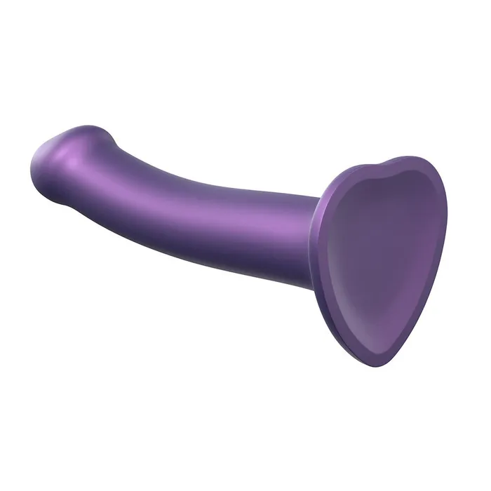 Strap On Me Female Sex Toys Strap On Me Mono Density Metalic Shine Dildo Medium Purple