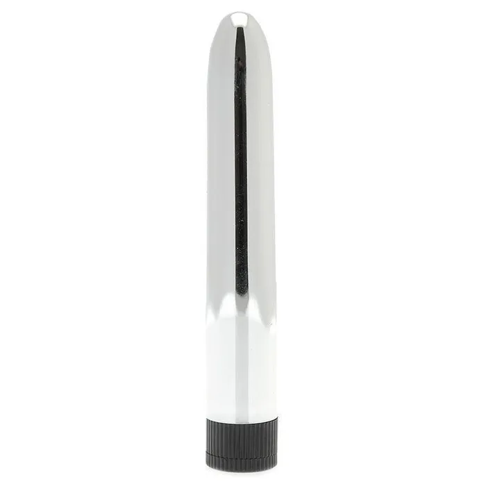 Super Slick Silver 7 Inch Vibrator Seven Creations Anal