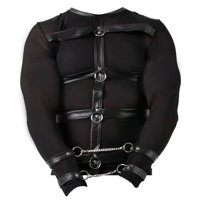 Svenjoyment Female Sex Toys Svenjoyment Long Sleeved Top With Harness And Restraints Size X Large