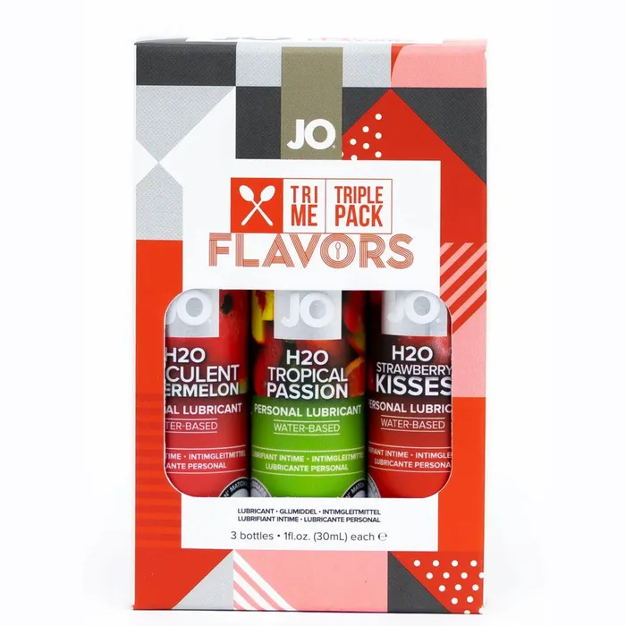 System JO Vibrators System JO Tri Me Triple Pack Various Flavours Gift Set 30ml System JO Vibrators System JO Tri Me Triple Pack Various Flavours Gift Set 30ml