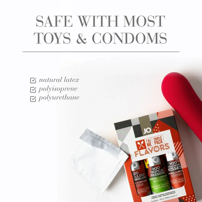 System JO Vibrators System JO Tri Me Triple Pack Various Flavours Gift Set 30ml System JO Vibrators System JO Tri Me Triple Pack Various Flavours Gift Set 30ml