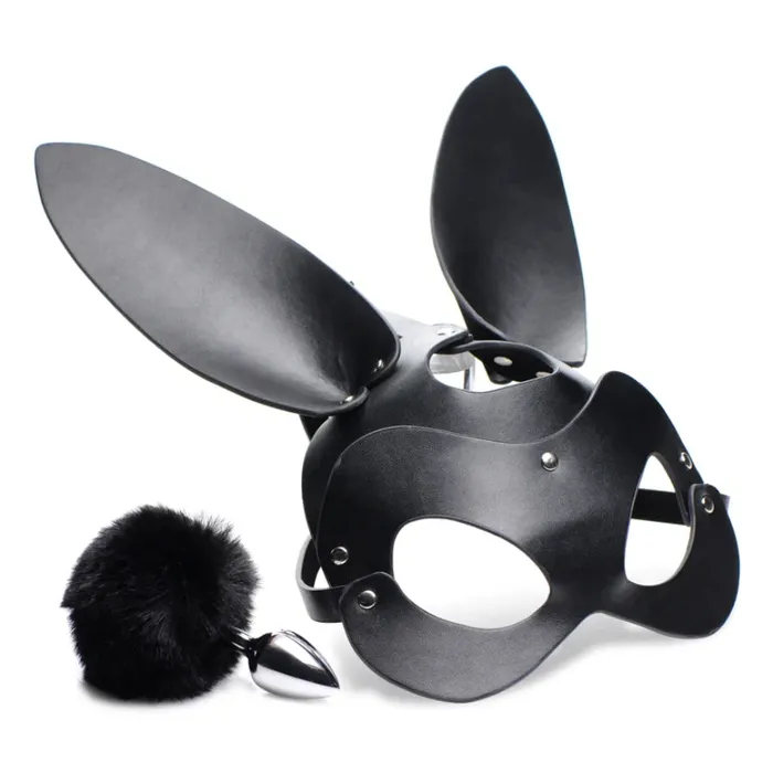 Tailz Bunny Mask With Plug Tailz Female Sex Toys