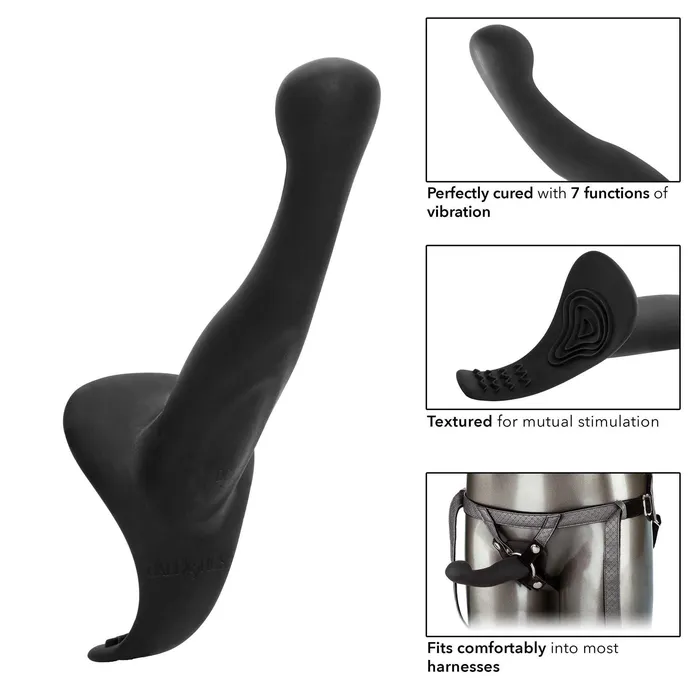 The Royal Vibrating Set Crotchless Strap On Plus Vibrating Probe California Exotic Female Sex Toys