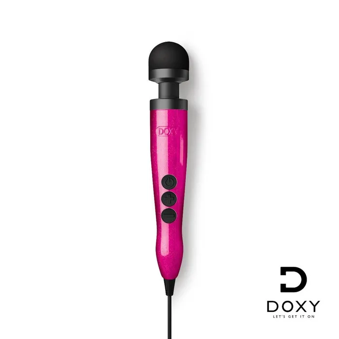 Vibrators Doxy Wand Massagers Doxy Die Cast Wand Massager 3 HOT PINK