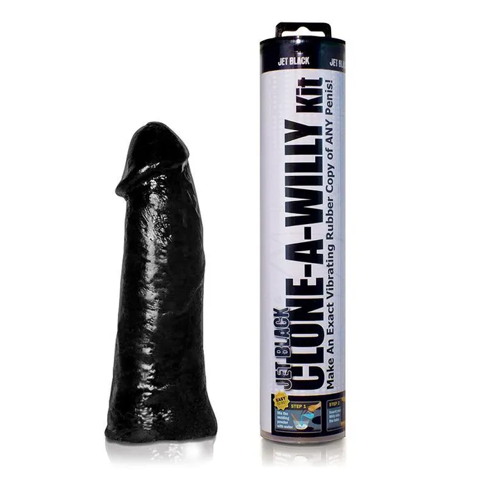 Vibrators Empire Labs Clone A Willy Jet Black Vibrator