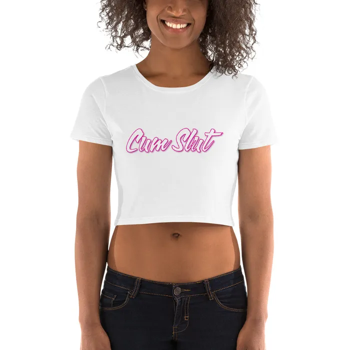 Vibrators My Tiny Hole Queen Womens Crop Tee