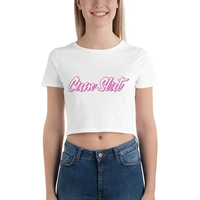 Vibrators My Tiny Hole Queen Womens Crop Tee