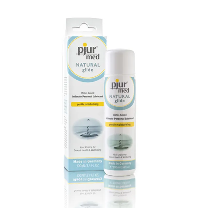 Vibrators Pjur Med Natural Glide Water Based Lube 100ml Pjur Lubricants