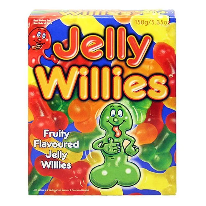 Vibrators Spencer and Fleetwood Fruit Flavoured Jelly Willies
