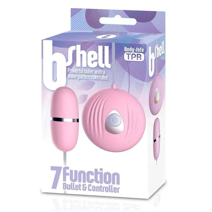 Vibrators The BShell 7 Function Bullet Vibe Pink Various Toy Brands