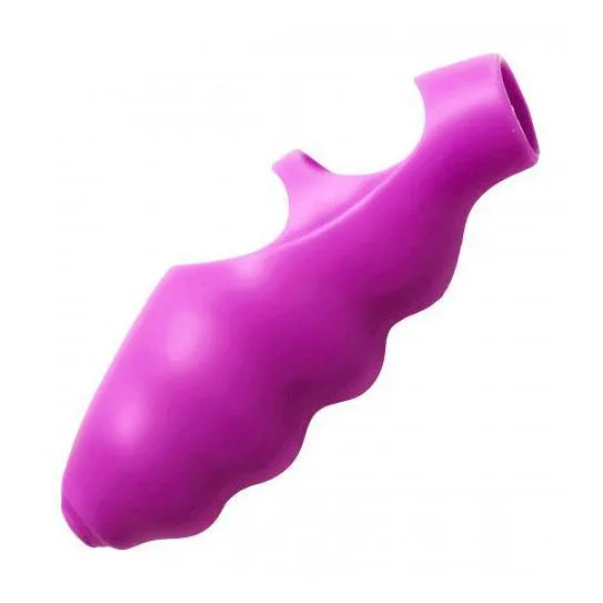 XR Brands Vibrators Finger Bangher Vibe Purple