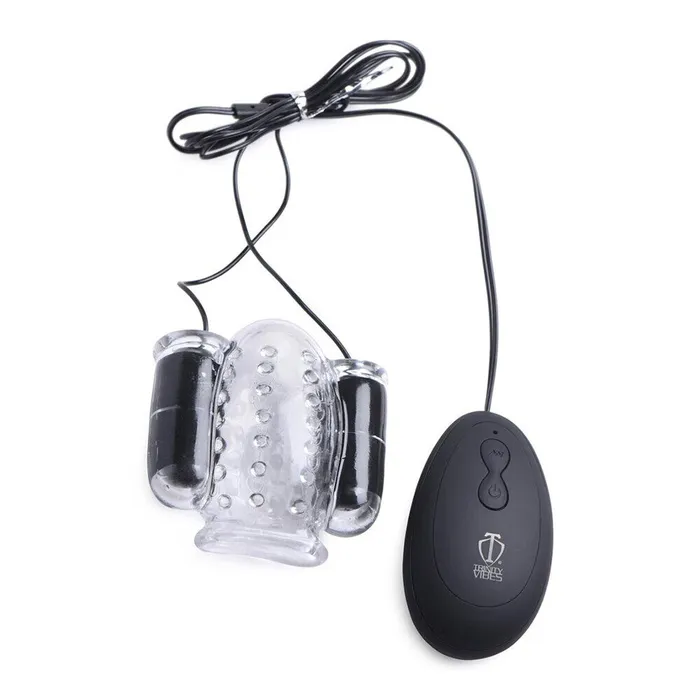 XR Brands Vibrators Trinity Vibes 20X Deluxe Dual Vibrating head Teaser