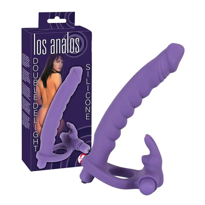 You2Toys Dildos Los Analos Double Delight Vibrating Dildo And Cockring