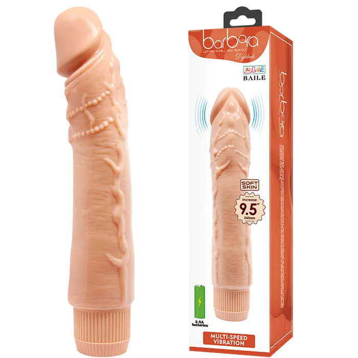 Baile Dybbuk 95 Realistic Veined Vibrating Dildo 24cm Baile Female Sex Toys