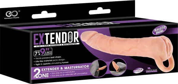 Dildos | Excellent Power EXCELLENT POWER - EXTENDOR 9'' FLESH